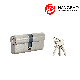 High Quality Lock Cylinde Brass Cylinder Lock High Security Euro Profile Solid Brass Double Opening Lock Cylinder
