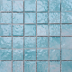 300X300 Elegant Ice Crack Sky Blue Mosaic Tiles Bathroom