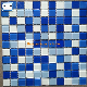 Swimming Pool Tile Blue Glass Mosaic Tile for Pool Bathroom manufacturer