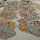  Natural Stone Rusty Meshed Slate Paving Tile for Outdoor