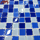 Wholesale Manufacturers Blue Square Glass Crystal Swimming Pool Tile Mosaic manufacturer