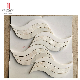  Shell Inlay Water Jet Calacatta White Marble Mosaic