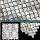  Shell Mosaic of Mix Color Irregular for Decoration Bathroom and Restaurant Beautiful Mother of Pearl
