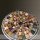 Artistic Design Natural Marble Pattern Mosaic Tile with Modern Stone Handmade Flooring Tile