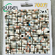  Foshan Factory Cheap Price 10*10mm Mixed Color Ceramic Mosaic Tile for Bathroom Shower Wall Kitchen Splashback