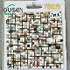 Foshan Factory Cheap Price 10*10mm Mixed Color Ceramic Mosaic Tile for Bathroom Shower Wall Kitchen Splashback