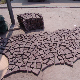  Paver Stone Fan Shape Cobble Stone Meshed Pavement Mats Granite Patio Driveway Paving Stone