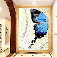 Customized Hand Made Beautiful Glass Mosaic Mural Wall Hanging Design of Butterfly