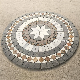  Customized Slate Pattern Medallion Mosaic Flower Pattern for Entrance Park Paving