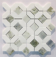 Green and White Marble Mosaic for Wall Tiles and Flooring Tiles