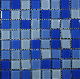 Swimming Pool and Bathroom Wall Blue Color Glass Mosaic Tile