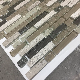 Hotel Decorative Building Glass Brown Color Irregular Design Chip Size Artificial Wall Tile Natural Stone Marble Mosaic Crystal Glass Mosaic