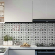  Natural Stone Marble Grey Kitchen Wall Tiles Glass Mosaic Wall Mosaic Tile