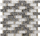  Building Material Wallpaper Customize Tile Marble Fish Irregular Crystal Glass Finish Mosaic Tiles