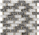 Building Material Wallpaper Customize Tile Marble Fish Irregular Crystal Glass Finish Mosaic Tiles