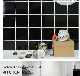 Black 8X8inch/20X20cm Ceramic Wall Tile Glossy Glazed Wholesale Building Material