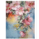 Exquisitive Wall Mosaic Panel Decor Pink Lily Flowers/Flora Glass Mosaic Tile Pattern