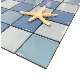 Square Shape New Product Blue Swimming Pool Ceramic Mosaic manufacturer