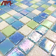 China Crystal 300X300mm Ceramic Swimming Pool Crystal Glass Mosaic Manufacturers manufacturer