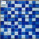 Foshan Cheap Mosaic Tile Green Blue Outdoor Crystal Tiles for Bathroom