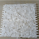 Thassos White 1X2 Inch Brick Natural Split Face Marble Mosaic