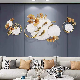  Metal Pendant Creative Gold Wall Decoration Modern Gingkgo Leaves Shaped Wall Mounted Decor