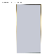 Custom Made High Quality Brass Plating Stainless Steel Wall Decor Mirror manufacturer