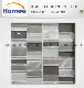  Wall Decorative Backsplash Strip Gray Aluminium Mixed Glass Mosaic Tile