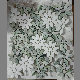 Factory Wholesale Green and White Marble Flower Mosaic for Wall Tile Backsplash