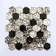 6mm Eco-Friendly Hexagon Tile Glass Mosaic for Home Decor manufacturer