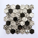 6mm Eco-Friendly Hexagon Tile Glass Mosaic for Home Decor