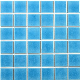 48X48mm Hotel SPA Swimming Pool Wave Blues Mosaic for Bathroom