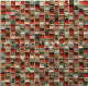 SPA and Bathroom Red Decorative Glass Stone Mosaic Tile