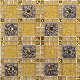  Belarus Home Decoration Bathroom Gold Foil Glass Mosaic Tile