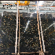  China Polished Athens Black Portoro Gold Marble Mosaic for Flooring/Wall/Kitchen/Bathroom/Home/Countertop Decoration