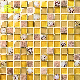 New Design Yellow Crystal Mosaic Patterns Tile manufacturer