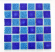Ice Crack Blue-Green Anti-Skid Mosaic Living Room Kitchen Bathroom Wall Tile Background Wall Tile Mosaic