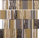 Strip Brick Yellow Glass Crystal Mix Aluminum Mosaic Tile