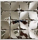  Square Silvery Metal Mosaic Tiles for Wall Decoration