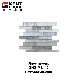  Kent Ceramic Clear Crystal Glass Mosaic for Wall and Backsplash 300*303mm