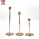  European Gold Silver Candlesticks Stand Metal Candle Holders for Home Decor